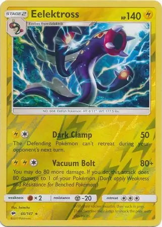 Burning Shadows Eelektross #46/147 reverse holo